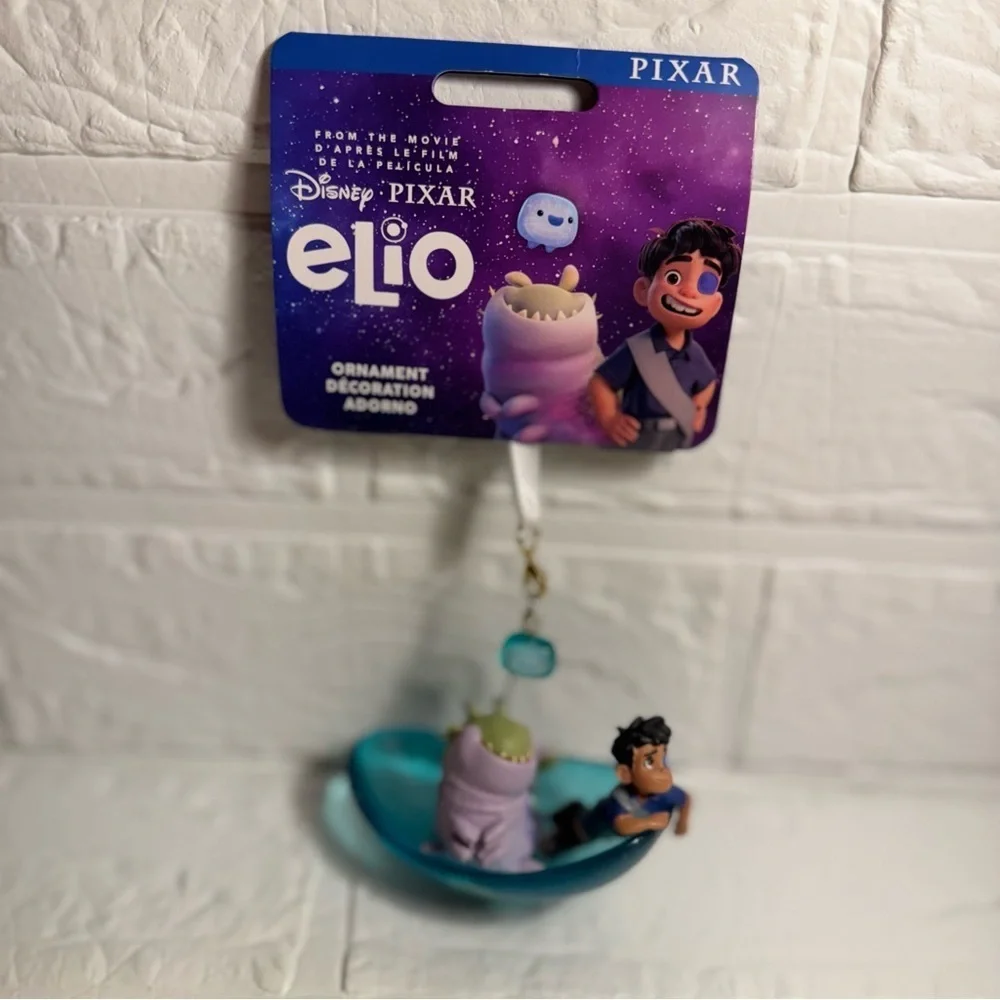 New Disney Pixar Elio Ornament - Blue and Purple